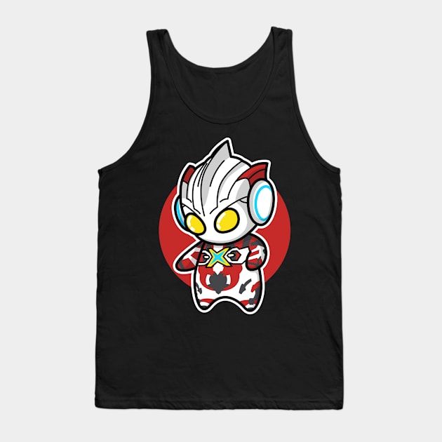 Ultraman X Chibi Style Kawaii Tank Top by The Toku Verse